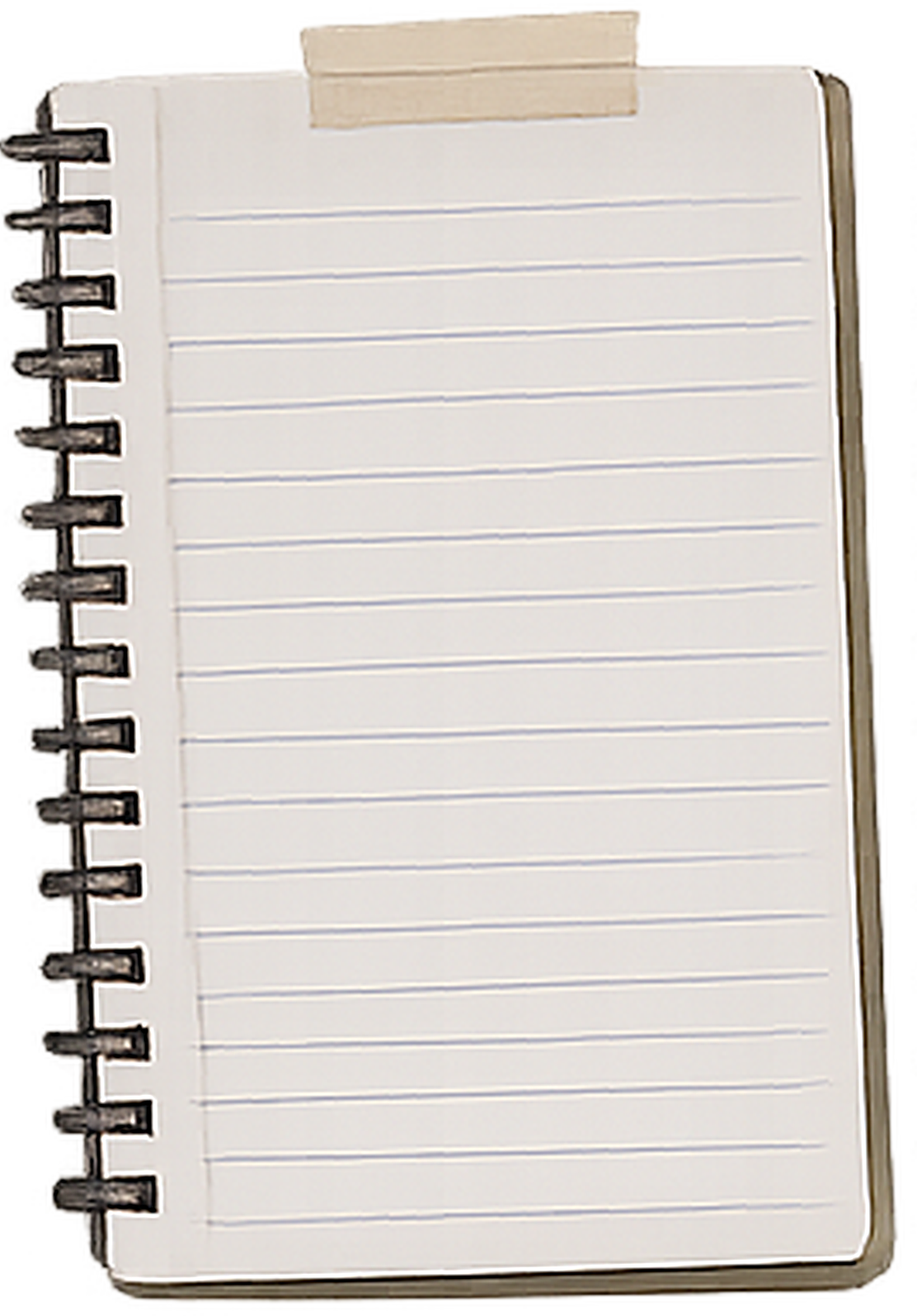 Open notebook page