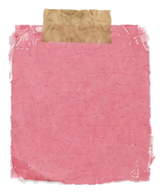 Pink sticky note