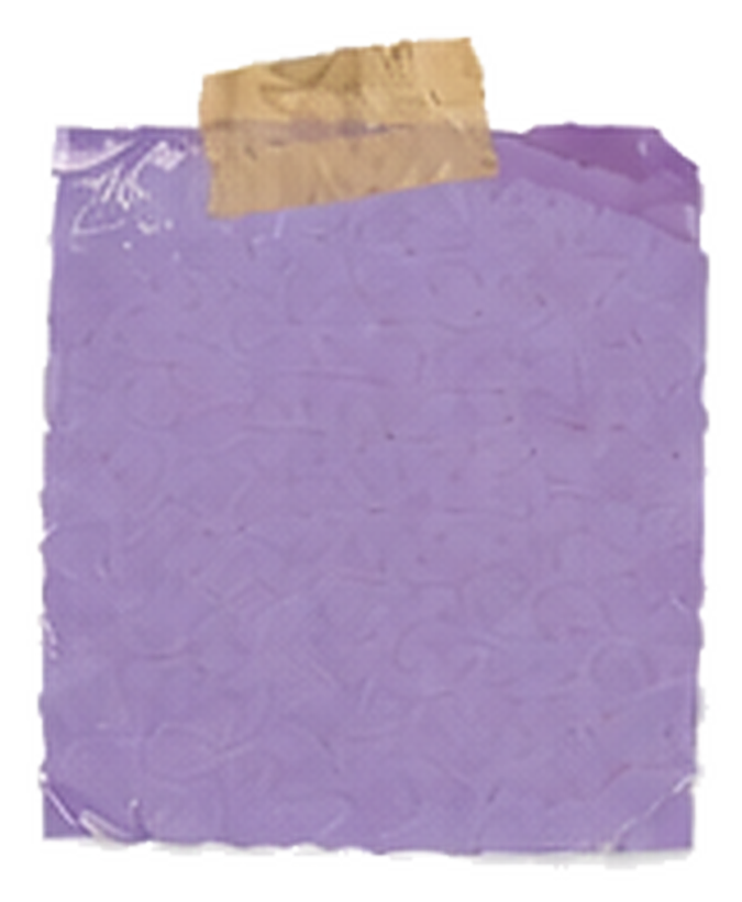 Purple sticky note